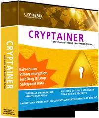 Description: Cypherix® - Cryptainer Disk Encryption Software